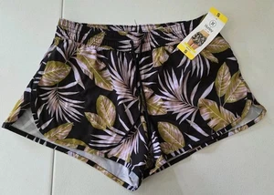 Hurley Beachrider Womens 3" Boardshorts Black Multi NEW Small WH5 - Picture 1 of 4