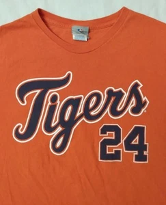 MENS MLB DETROIT TIGERS T-SHIRT XL ORANGE 24 CABRERA - Picture 1 of 3