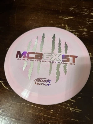 NEW Discraft ESP Vulture Paul McBeth 6x Claw MCB6XST Edition 175-176g - Image 1 of 2