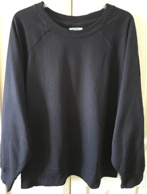 Old Navy Black Wide Raglan Sleeve Relax Fleece Sweatshirt 4XL 5X 28 30 XXXXL 4X - Image 1 of 4