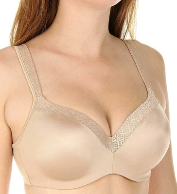 Playtex 4823 Bra Love My Curves Shape Full Figure Balconette Beige 40DDD NWT - Image 1 of 4