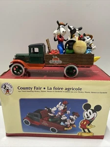 Ertl Topolino "Fiera di Campagna" 1931 Camion Occhio di Falco con 4 Personaggi Disney Leggi - Foto 1 di 17