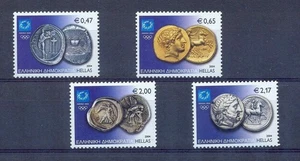 Ancient Olympic Coins Gold stater Philip Macedonia Silver four-drachma MNH 2004 - Picture 1 of 3