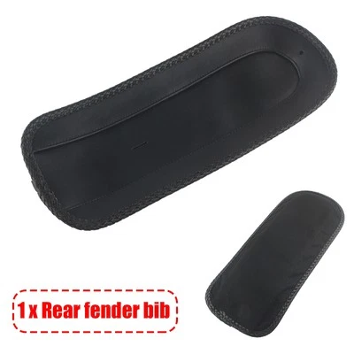 Rear Fender Bib Solo Seat PU Leather For Harley-Davidson Dyna Black — 第 1/4 张图片