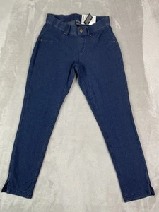Hue Capri spacco alla caviglia lavaggio indaco profondo donna XS nuovo con etichetta - Foto 1 di 17
