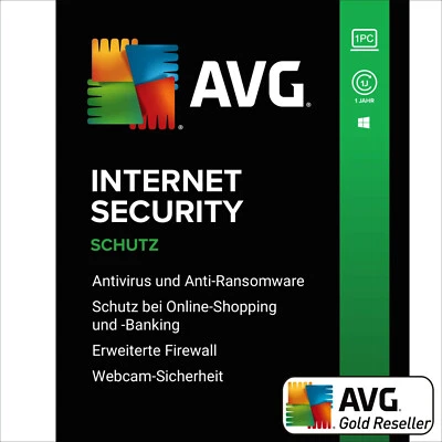 AVG Internet Security 2026 | 1PC 1 Jahr | Vollversion/Upgrade Promotion UE DE - Bild 1 von 4