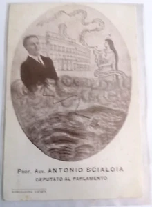 ADVERTISING Illust. ANTONIO SCIALOIA Member of Parliament circa 1930 - Picture 1 of 2