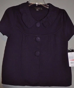 Purple Sweater / Coat Top- Fever- Button Down, Size XSP - Picture 1 of 4