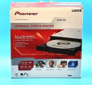 NIB, Pioneer DVR-710 Internal DVD/CD Writer/Burner/Drive Black - Photo 1/5
