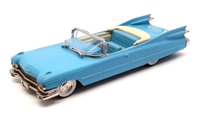 M.A.E. Models 1/43 Scale 102 - 1959 Cadillac Convertible Top Down - Lt Blue - Photo 1/4
