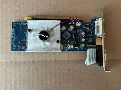 PNY NVIDIA GEFORCE 8400 GS VCG84R2SXPB 56 MB DDR2 SDRAM CARD L9-3(6) - Image 1 of 3