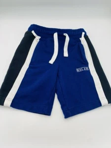Nike AIR YOUTH boys SMALL Blue Black White Zipper Pocket Cotton Heavy Shorts - Picture 1 of 12