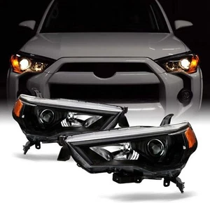 [OE Style] Black Housing HeadLights Lamps For 2014-2020 Totoya 4Runner - Picture 1 of 7