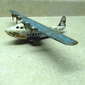 Vintage Wyandotte PAA China Clipper Plane, Steel 4 Prop, Toy Pan AM