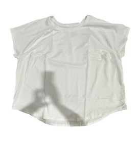 Women's Plus Size Essential Crewneck Short Sleeve T-Shirt All in Motion White 3X - Picture 1 of 2