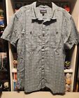 Patagonia Mens Back Step Shirt Button Up Collar Casual Size Xl Light Blue
