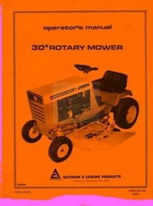 Cortadora giratoria Allis Chalmers Homesteader Home 30 pulgadas" operador propietario aire acondicionado manual - Imagen 1 de 1