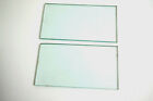 Lot Of 2 Graflex Thick Glass Panels / Sheets 7.25" X 4" For 5X7 Camera