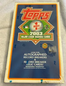 2003 Topps Series 1 Baseball Jumbo Hobby Box - Picture 1 of 6