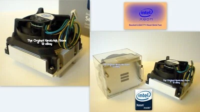 Cooling Fan Heatsink for Xeon E5420 E5430 Socket LGA771 Workstation or 1U Server - Image 1 of 4