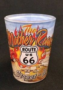 Route 66 The Mother Road Main Street USA Shot Glass - Picture 1 of 6