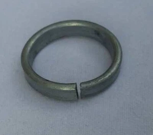 Beautiful Protecton Amulet Pure Iron SARBLOH Punjabi Hindu Sikh Ring Adjustable - Picture 1 of 10