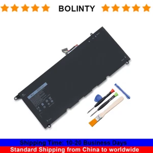 56WH 90V7W Battery For Dell XPS 13 9350 XPS 13 9343 series JD25G 0DRRP 9OV7W - Afbeelding 1 van 8