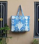 Indian Handmade Cotton Quilted Floral Print Handbag Women Shopping Tote Carry Ba