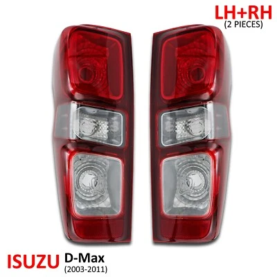 Pair Tail lamps Lights Fits Isuzu D-Max 1.9 Spark Cab 2WD Pickup 2020 - 2021 - Image 1 of 4