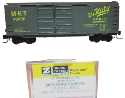 Z MTL 501 00 160 40ft Std Box Car Double Doors MKT - Image 1 of 4