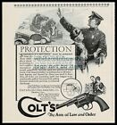 1925 Colt Revolver Ad Police Officer Cop The Arm Of Law Enforcement