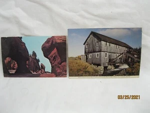 Zwei alte Postkarten aus Kanada, Nova Scotia & New Brunswick verschickt KOSTENLOSER VERSAND - Bild 1 von 6