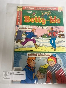 Archie Comics Betty and Me #109 1980 Vintage/Collectible Comic Book - Picture 1 of 3