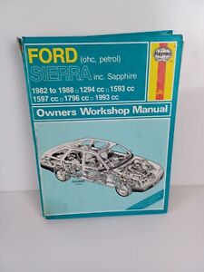 Haynes Ford Sierra Owners Workshop Manual 1982-1988