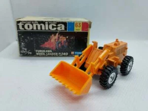 Tomica Black Box Furukawa Wheel Loader FL 140 Made in Japan No. 63-1-1 - Picture 1 of 9