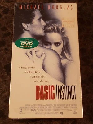 BRAND NEW Basic Instinct (VHS; 1992) Sharon Stone RARE Sealed OOP - Image 1 of 4