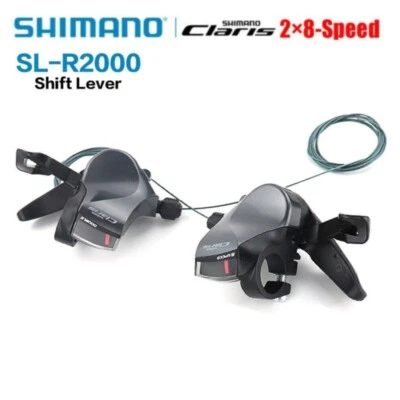 SHIMANO CLARIS SL-R2000 2x8 Speed Shifter Road Flat Bar Shift Lever MTB Sparts - Image 1 of 4