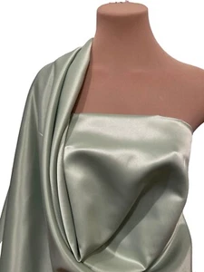 "TRAJES DE DAMA DE HONOR DE BODA DE SATÉN DUQUESA SAGE 1154 58" BTY - Imagen 1 de 1