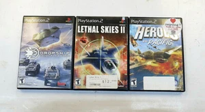 Lot 3 PS2 Dropship: United Peace Force& Lethal Skies II& Heroes of the Pacific - Picture 1 of 8