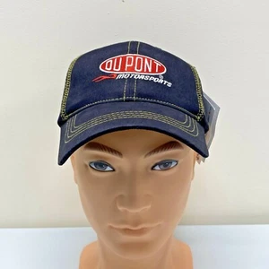 Neu mit Etikett DuPont Motorsports NASCAR schwarz mit Logo & #24 verstellbare Baumwollkappe Mütze - Bild 1 von 12