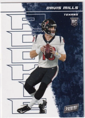 2021 Panini Player of the Day Davis Mills #57 Houston Texans - Image 1 of 2