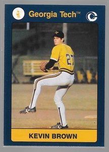1991 Collegiate Collection - Georgia Tech Yellow Jackets Kevin Brown #111 - Picture 1 of 2