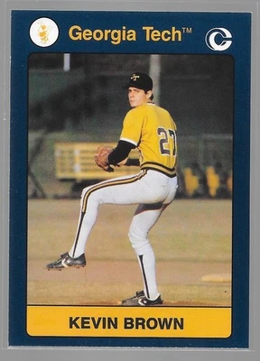 1991 Collegiate Collection - Georgia Tech Yellow Jackets Kevin Brown #111 - Image 1 of 2