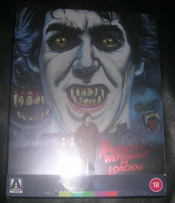 AN AMERICAN WEREWOLF IN LONDON.BLURAY STEELBOOK.ARROW.NEW SEALED.ZAVVI LIMITED . - Image 1 of 3