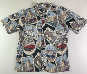 Reyn Spooner Shirt Mens XL Classic Cars Egyptian Cotton Hawaiian - Picture 1 of 4
