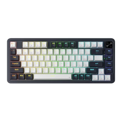 Redragon K673 PRO 75% Wireless Gasket RGB Gaming Keyboard 81Key Hot-Swap TriMode - Image 1 of 4