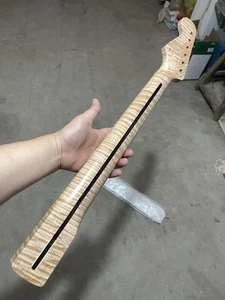 Acero Inoxidable 21 Trastes Una Pieza Color Natural Llama Arce Cuello Guitarra Eléctrica - Imagen 1 de 6
