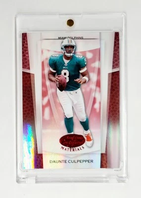 MINT #/100 MIRROR RED 2007 Leaf Certified Materials Daunte Culpepper 78 DOLPHINS - Image 1 of 2