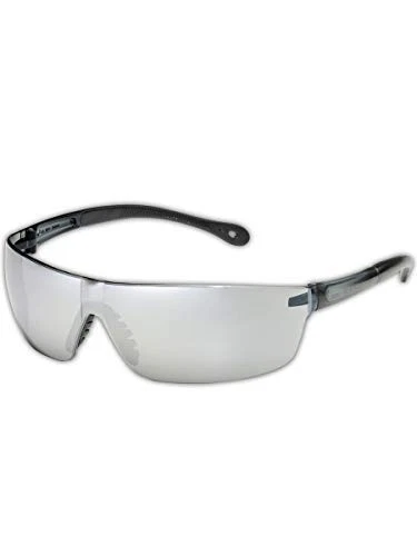 Gateway Starlite Squared Dark Silver Mirror Lens Safety Glasses Sunglasses Z87