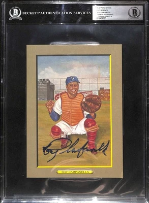 1985 年 Perez-Steele Great Moments 7 Roy Campanella BGS 签名 8 亲笔签名 B101472 — 第 1/3 张图片